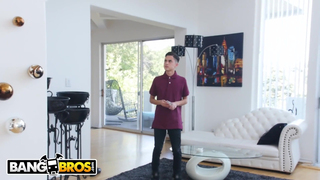 BANGBROS - Horny Step Sister Karlee Grey Spied on by Juan El Caballo Loco