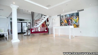 TeenCurves Curvy Phat Ass Babe Crazy over Rough Sex and Jizz