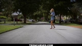 TeenCurves - Curvy Teen Fucks her Creepy Stalker